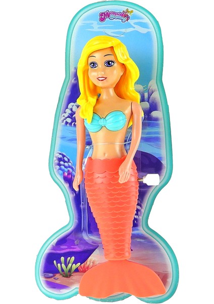 Oyuncak Deniz Kızı Kurmalı Suda Yüzen 20 cm