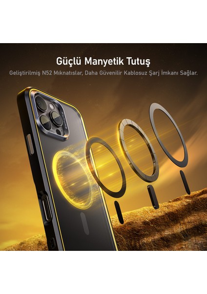 Aohı The Future Iphone 16 Pro Max Kılıfı, Magsafe Uyumlu Telefon Kılıfı