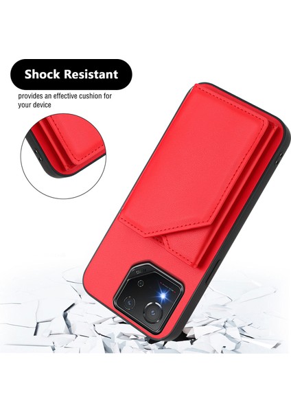 Asus Rog Phone 8/8 Pro Için Darbeye Dayanıklı Cüzdan Kılıf Manyetik Kapatma, Dahili Bilek Kayışı ve Kart Yuvaları (Yurt Dışından) fiyatları
