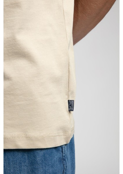 Mark Erkek %100 Pamuk O Yaka Atlet Bej fırsatları