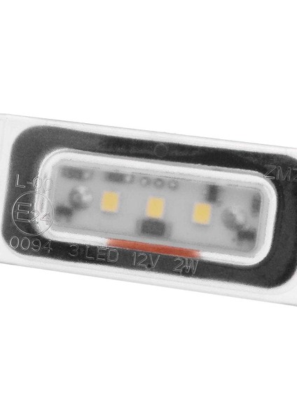 LED Plaka Lambası Beyaz Mercedes-Benz Amg ml Gl R Sınıfı W164 W251 3-Smd Dc 12V Xenon Beyaz LED Plaka Lambası 2x indirimleri
