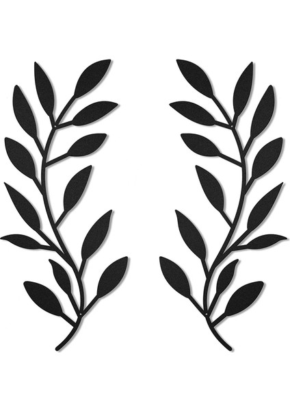 Oturma Açık Metal Ferforje Demir Yaprak Duvar Dekorasyonu (Yurt Dışından)