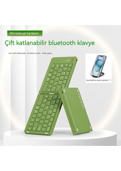 Kablosuz Taşınabilir Katlanır Dizüstü Cep Telefonu Mini Tuş (Yurt Dışından)