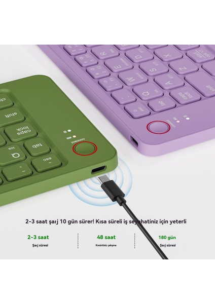 Kablosuz Taşınabilir Katlanır Dizüstü Cep Telefonu Mini Tuş (Yurt Dışından)