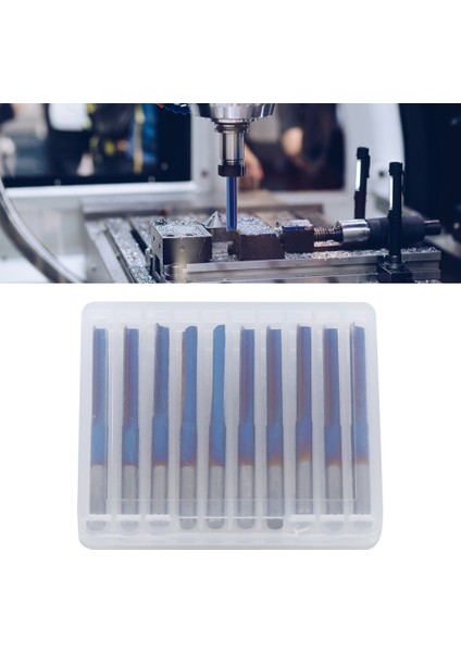 ZDZCYS22DL 10 Adet 3.175MM Saplı Frezeleme Aleti Çimentolu Karbür 2 Kanallı Düz Freze Kesici (Yurt Dışından) modelleri