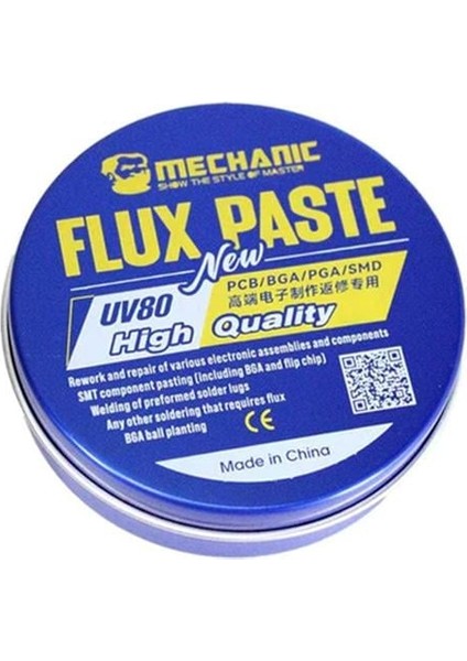 Powermaster UV80 80 Gram Lehim Flux Pastası Pcb-Bga-Pga-Smd