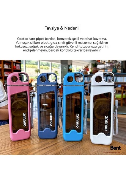 Kare Yüksek Değer Taşınabilir Plastik Yüksek Sıcaklık Pipetli Bardak (Yurt Dışından)