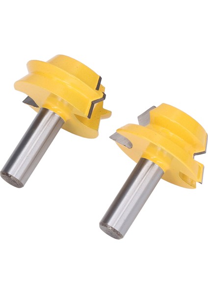 2 Adet Oktahedral Tenon Freze Ucu 45# Çelik Tungsten Karbür Namlu Freze Kesici Ağaç Işleme Için (Yurt Dışından) fiyatları