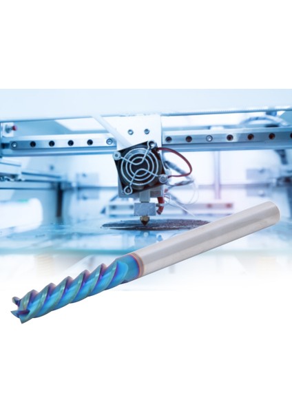 HRC65° Nano Kaplamalı Freze Kesici 4 Kanallı Düz Cnc Uç Freze 8mm Bıçak Çapı (8X35X8DX100L) (Yurt Dışından) indirimleri