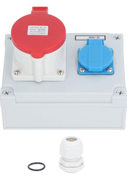Cee Duvar Prizi IP44 Su Geçirmez Ac 250V 16A Avrupa Stili ve 32A 5 Pinli Cee Kombinasyon Prizi Ac 220‑380V 240‑415V (Yurt Dışından)