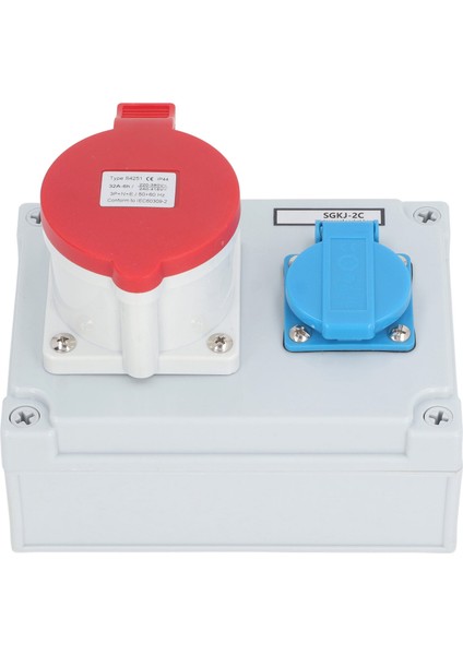 Cee Duvar Prizi IP44 Su Geçirmez Ac 250V 16A Avrupa Stili ve 32A 5 Pinli Cee Kombinasyon Prizi Ac 220‑380V 240‑415V (Yurt Dışından) fırsatları