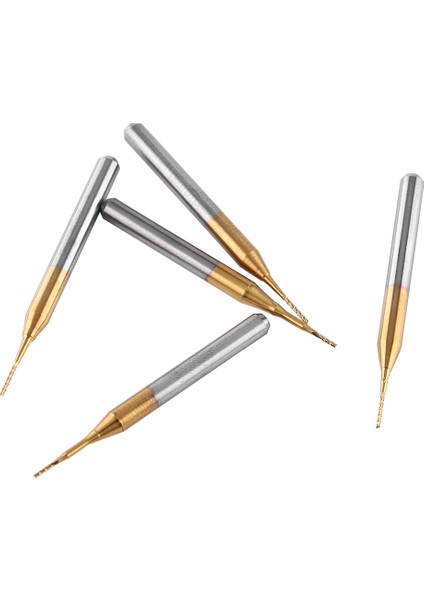10 Adet Titanyum Kaplama Tungsten Karbür Uçlu Freze Gravür Uçları Freze Kesici 3.175MMX0.6MM (Yurt Dışından) indirimleri