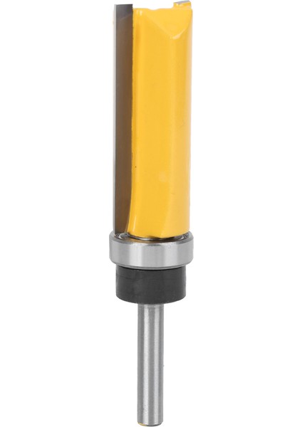 1/4in Saplı Ağaç Işleme Freze Kesici Karbon Çelik Düz Freze Ucu Yiv Açma Kesme Aleti 6X19X50.8MM (Yurt Dışından)