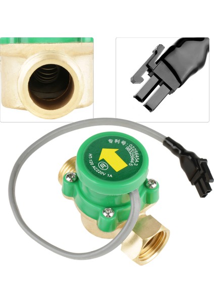 Adet HT-120 AC220V 0.5A G1/2"-1/2" Dişli Su Pompası Akış Sensörü Anahtarı (Yurt Dışından)