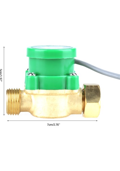 Adet HT-120 AC220V 0.5A G1/2"-1/2" Dişli Su Pompası Akış Sensörü Anahtarı (Yurt Dışından)