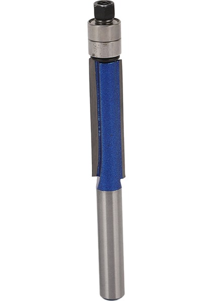 1/4 Inç Shank Flush Trim Freze Uçları Çimentolu Karbür Çift Rulmanlı Düzeltici Yumuşak ve Sert Ağaç Işleme Için (Yurt Dışından)