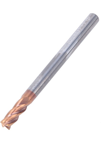 4mm 4 Flüt Nano Kaplama Spiral Uçlu Freze Tungsten Çelik Cnc Freze Ucu (5 Adet) (Yurt Dışından)