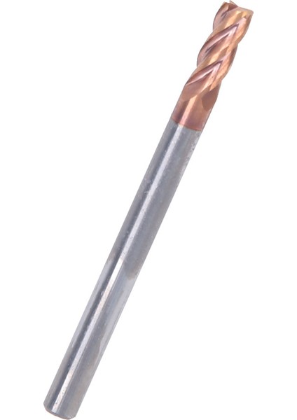 4mm 4 Flüt Nano Kaplama Spiral Uçlu Freze Tungsten Çelik Cnc Freze Ucu (5 Adet) (Yurt Dışından)