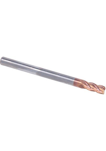 4mm 4 Flüt Nano Kaplama Spiral Uçlu Freze Tungsten Çelik Cnc Freze Ucu (5 Adet) (Yurt Dışından)