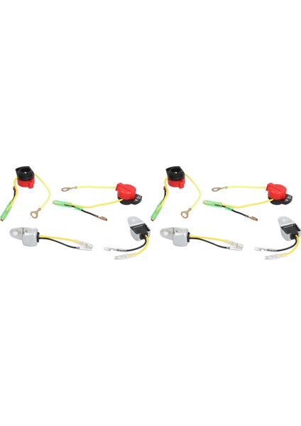 8 Adet Düşük Yağ Uyarı Sensörü Geniş Uyumluluk Abs Plastik Kararlı Güvenli Dayanıklı Motor Durdurma Anahtarı GX120 GX160 5.5hp Için (Yurt Dışından) indirimleri