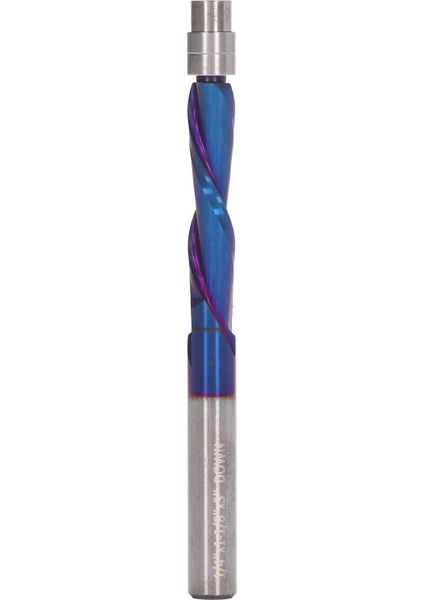 Flush Trim Bit Up Cutter Cnc Spiral Frezeleme Yönlendirici 1/4 Şaftlı Rulmanlı Masif Karbür (Yurt Dışından)