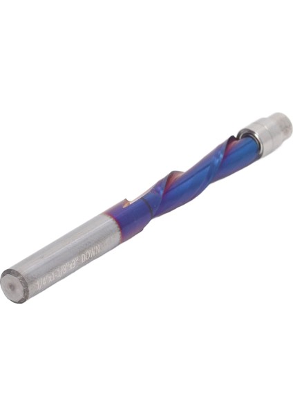 Flush Trim Bit Up Cutter Cnc Spiral Frezeleme Yönlendirici 1/4 Şaftlı Rulmanlı Masif Karbür (Yurt Dışından)
