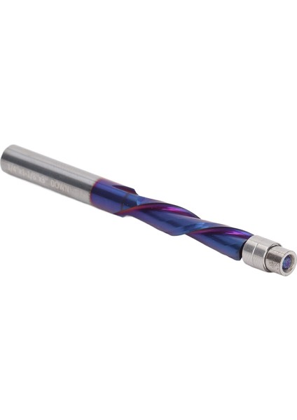 Flush Trim Bit Up Cutter Cnc Spiral Frezeleme Yönlendirici 1/4 Şaftlı Rulmanlı Masif Karbür (Yurt Dışından)
