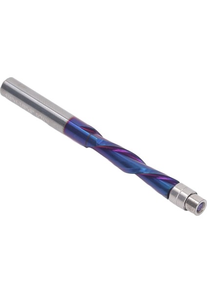 Flush Trim Bit Up Cutter Cnc Spiral Frezeleme Yönlendirici 1/4 Şaftlı Rulmanlı Masif Karbür (Yurt Dışından)