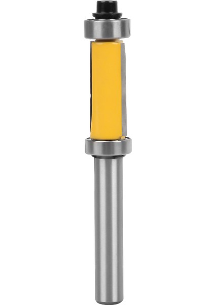 8mm Shank Desenli Düz Kesim Freze Ucu Çift Rulmanlı Ağaç Işleme Frezeleme Kesici Aleti (Yurt Dışından)