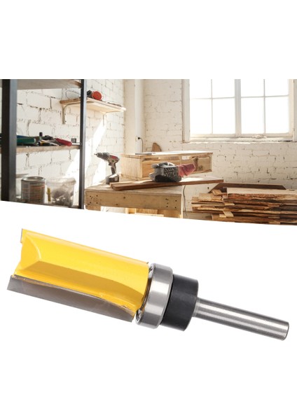 1/4in Saplı Ağaç Işleme Kesici Karbon Çelik Düz Freze Ucu Düz Kesme Frezeleme Aracı 6X19X38MM (Yurt Dışından) fiyatları