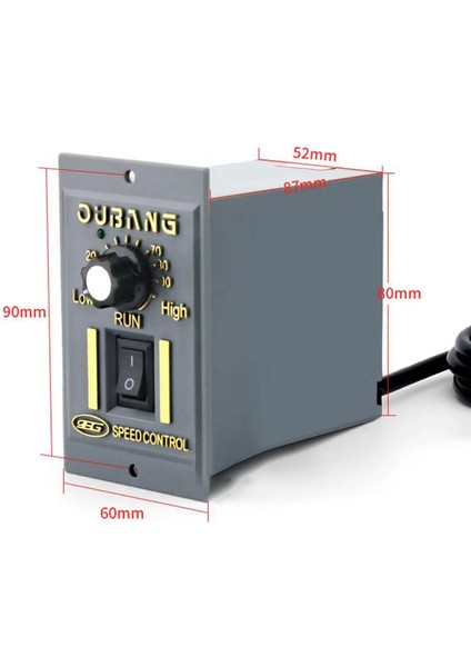 Motor Hız Kontrol Cihazı Ac Kontrol Anahtarı Regülatörü 1 Sıra 6 Pin Cw Ccw Dönüş Aksesuarı 15W (Yurt Dışından) indirimleri