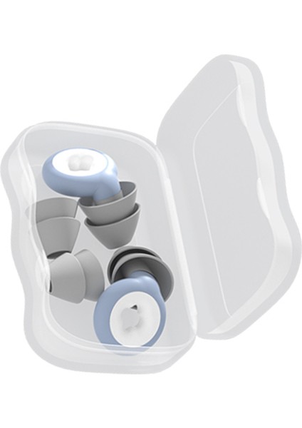 Gürültü Önleyici Kulak Tıkacı Silikon Yeniden Kullanılabilir Taşınabilir Uyku Için Ses Engelleyici Kulak Tıkacı Mavi (Yurt Dışından) fiyatları