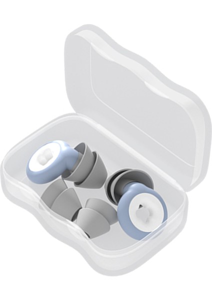 Gürültü Önleyici Kulak Tıkacı Silikon Yeniden Kullanılabilir Taşınabilir Uyku Için Ses Engelleyici Kulak Tıkacı Mavi (Yurt Dışından) modelleri