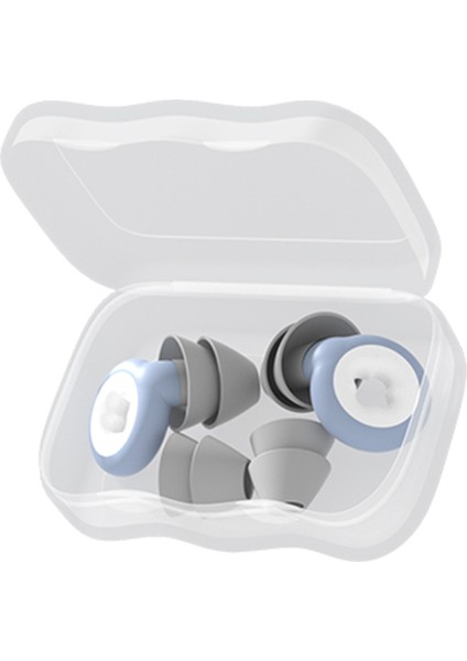 Gürültü Önleyici Kulak Tıkacı Silikon Yeniden Kullanılabilir Taşınabilir Uyku Için Ses Engelleyici Kulak Tıkacı Mavi (Yurt Dışından) fırsatları