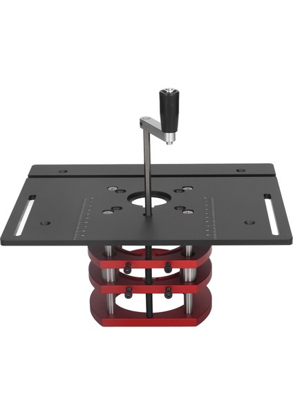 Freze Kaldırma Manuel Kaldırma Freze Kaldırma Sistemi Kiti Freze Masa Testeresi Eklenti Taban Plakası Siyah (Yurt Dışından) modelleri