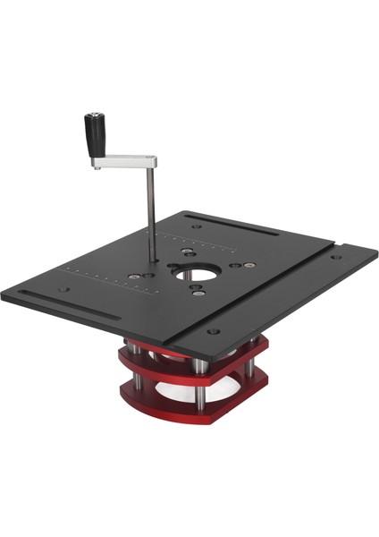 Freze Kaldırma Manuel Kaldırma Freze Kaldırma Sistemi Kiti Freze Masa Testeresi Eklenti Taban Plakası Siyah (Yurt Dışından) fırsatları
