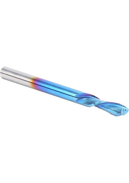 2 Flüt Freze Kesici Mavi Kaplamalı Sol El Tungsten Çelik Donanım 3.175X3.175X8X40 (Yurt Dışından) fırsatları