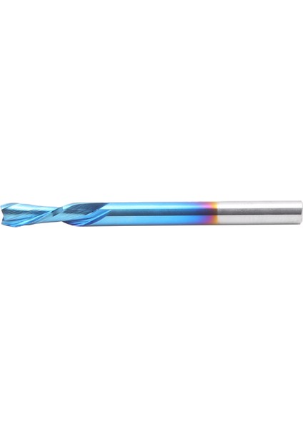 2 Flüt Freze Kesici Mavi Kaplamalı Sol El Tungsten Çelik Donanım 3.175X3.175X8X40 (Yurt Dışından) indirimleri