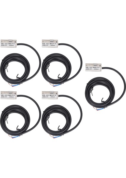 5 Adet Manyetik Yakınlık Sensörü 2 Kablolu Normalde Açık Tip Manyetik Anahtar Yakınlık Sensörü 300MA Ac 80‑ (Yurt Dışından)