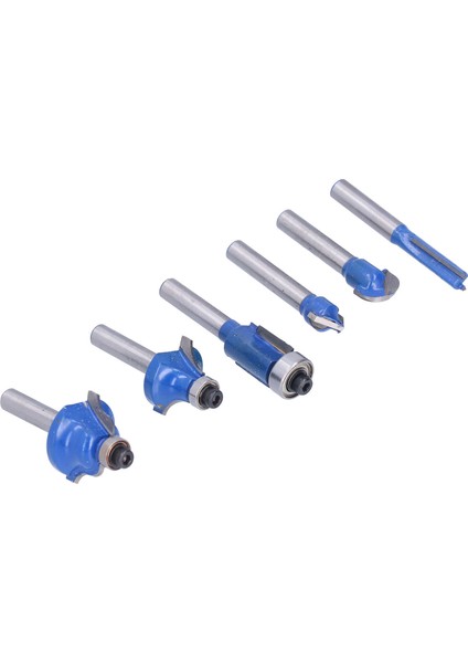 6 Adet Freze Ucu Seti 6.35MM Sabit Alaşımlı Yüksek Sıcaklık Direnci Dayanıklı Freze Kesici Ahşap Uçları (Yurt Dışından) fiyatları