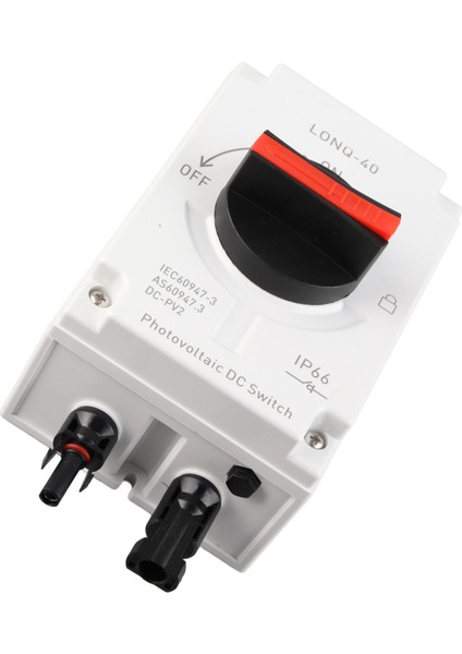 Fotovoltaik Dc Izolatör Güneş Enerjili Anahtar IP66 Su Geçirmez Yalıtımlı Anahtar Güneş Enerjili Rv 1500V Dc 32A 4p (Yurt Dışından) fırsatları