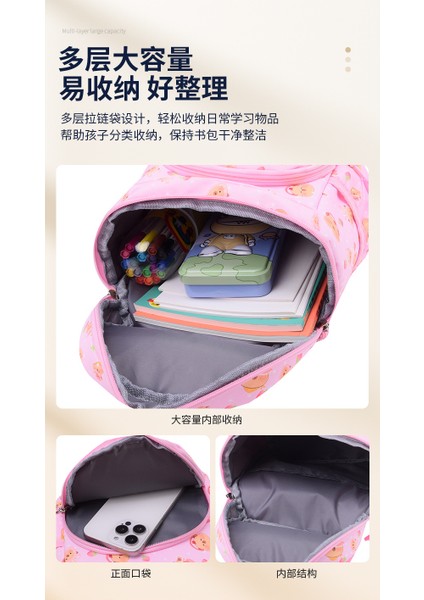 Sevimli Karikatür Çanta Rahat ve Çok Yönlü Açık Anaokulu Çift Omuz Sırtı (Yurt Dışından) fırsatları