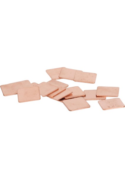 100 Adet Saf Bakır Isı Emici Çapaksız Kırmızı Bakır Plaka Soğutucu Isı Emici Termal Ped Shim Telefon Pc Için 20X20X1MM/0.79X0.79X0.04IN (Yurt Dışından) modelleri
