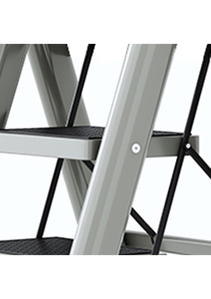 Merdiven Katlanır 3 Basamaklı Kaymaz Su Geçirmez Paslanmaz Ev Taşıma Ekipmanı Gri (Yurt Dışından) fırsatları