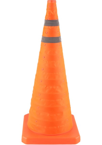 Katlanabilir Trafik Güvenlik Konisi 70X29X29CM Katlanabilir Yansıtıcı Güvenlik Yol Park Konisi (Yurt Dışından)