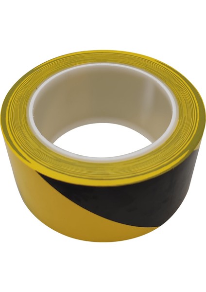 Tehlike Uyarı Bandı Pvc 4.8CMX30M Siyah Sarı Şerit Duvar Zemin Boru Için Güvenlik Bandı (Yurt Dışından)