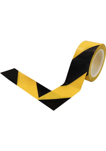 Tehlike Uyarı Bandı Pvc 4.8CMX30M Siyah Sarı Şerit Duvar Zemin Boru Için Güvenlik Bandı (Yurt Dışından) fiyatları