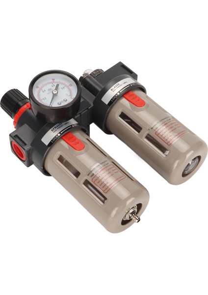 G1/2 2 Ünite Basınçlı Hava Filtresi Regülatörü Basınç Göstergeli Su Yağ Ayırıcı BFC4000 (Yurt Dışından) modelleri