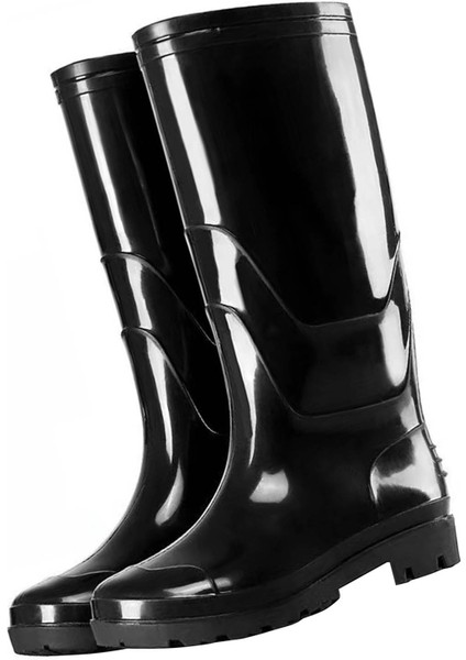 Erkek Yağmur Botları Su Geçirmez Kaymaz Aşınmaya Dayanıklı Ergonomik Iş Koruma Ekipmanları Yüksek Botlar 44(28X38X10.5) (Yurt Dışından) fiyatları