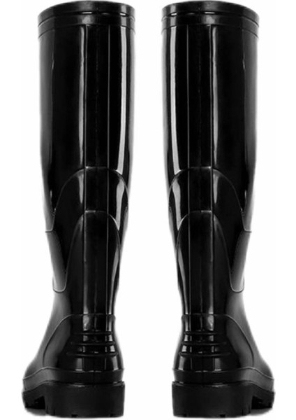 Erkek Yağmur Botları Su Geçirmez Kaymaz Aşınmaya Dayanıklı Ergonomik Iş Koruma Ekipmanları Yüksek Botlar 44(28X38X10.5) (Yurt Dışından) fırsatları